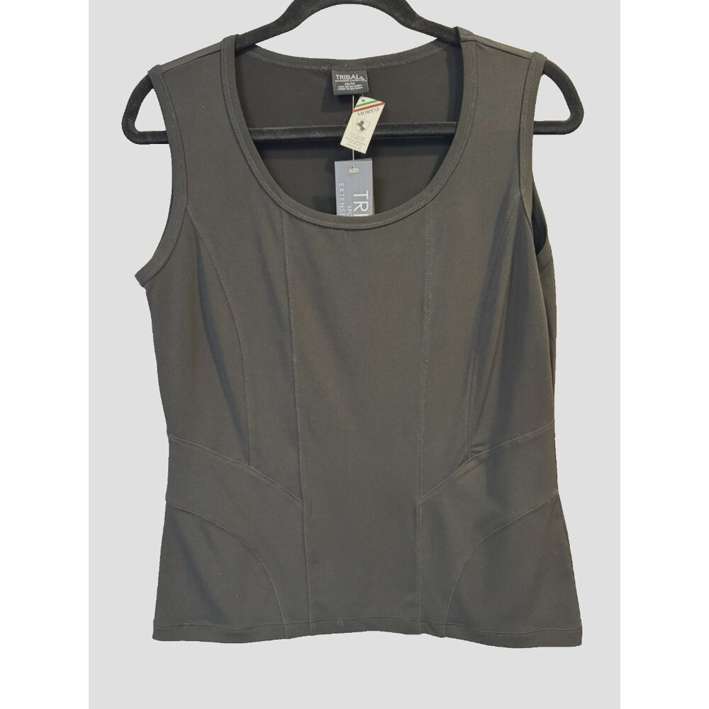 TRIBAL Sportswear Tank Top Extensible Stretch NWT, Sz M